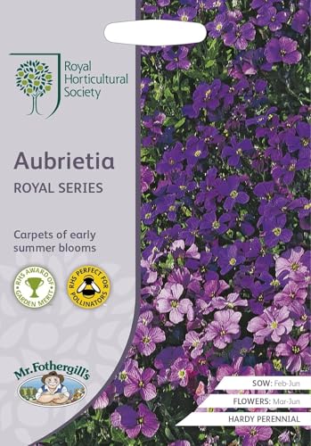 Mr Fothergill's - RHS Aubrieta Royal Series, Pink/Blue