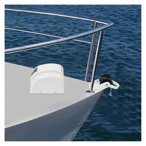 Cabrestante eléctrico ancla 12V con control remoto 45 lb miniatura 5