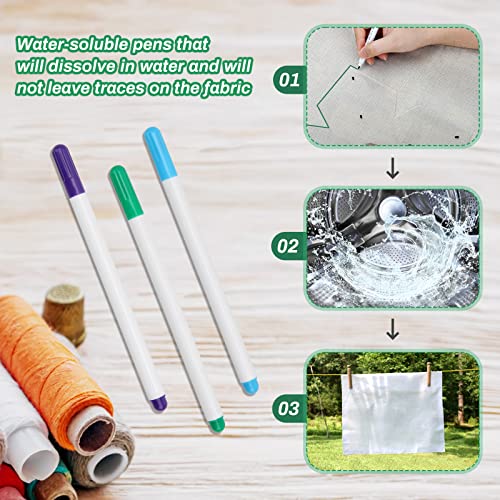 3Pcs Bowl Cozy Template 8/10/12 Inches Acrylic Bowls Wrap Sewing Pattern Template,3 Size Sewing Cutting Template Set Acrylic Quilting Templates With 3 Pieces Water Soluble Pen #TOP3