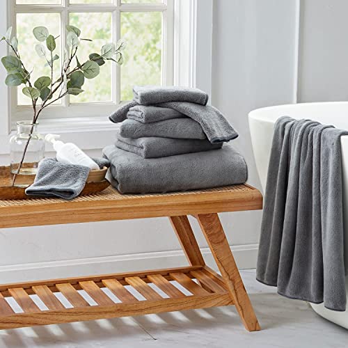 Bath Towel Dark Gray Bathroom Towel Oversized Bath Towel (35 X 70In) 4 Pack Extra Large Bath Sheet 700 Gsm Towel Set Soft Highly Absorbent Quick Dry Bath Towel Set Premium Shower Towel Spa Gym Hotel #TOP1