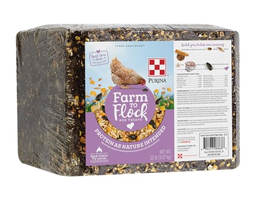 Purina Farm to Flock Protein Block for Chickens & Turkeys 20 Pound Block