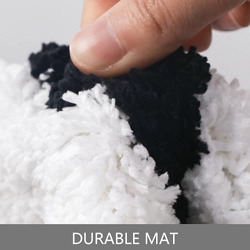 Miniatura 6 de Get Naked - Alfombra de baño antideslizante, absorbente, divertida decoración de baño, alfombras de baño blancas para bañera y ducha, lavable a