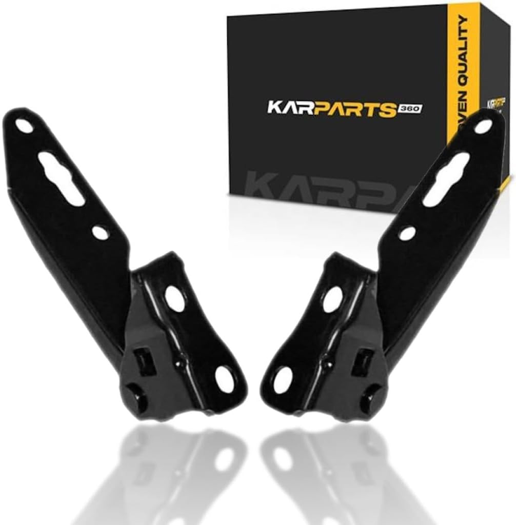 For Honda Civic 1996 97 98 99 2000 Hood Hinge Driver and Passenger Side | Pair | Steel | Replacement For HO1236105, HO1236106 | 60170ST0000ZZ, 60120ST0000ZZ, 615343366760, 615343366777