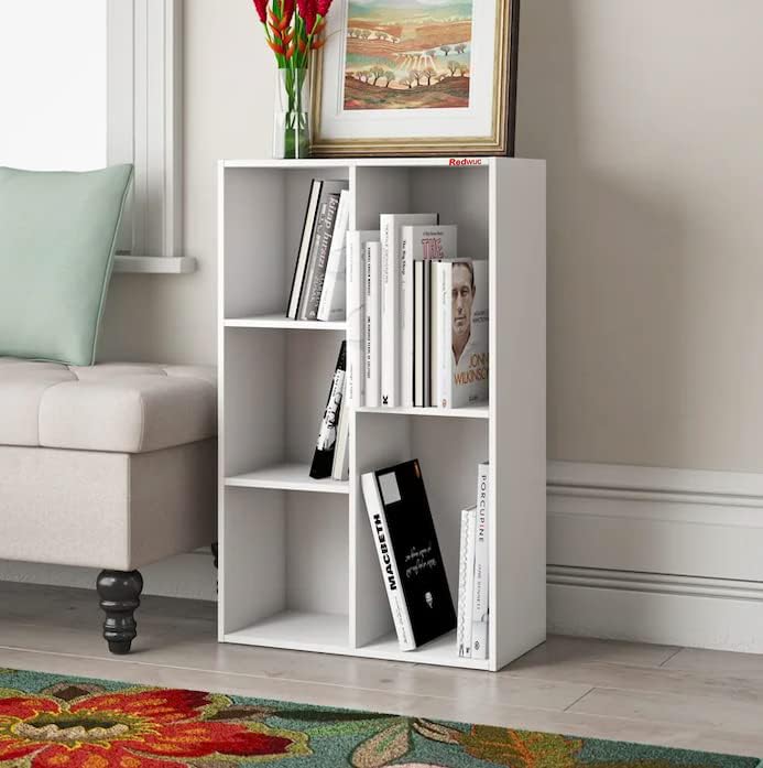 Redwud Meyan Engineered Wood Bookshelf for Books Multipurpose Bookcase Wooden Modern Book Display Rack Floating Shelves for Home, Study Room & Office (White) D.I.Y-image-17