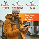 SIMO Solis Lite 4G LTE Mobile Hotspot, Portable WiFi for Travel in 140+ Countries, No SIM Card, No Contract Required, Multi-Carrier Network Wireless Access Point, 10 Devices, 1GB/Month Lifetime Data - Image 3