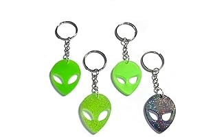 Glow in the Dark Alien Keychain: Illumine Your Journeys with Extraterrestrial Radiance