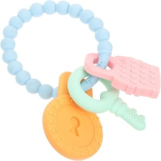 FOYTOKI Mordedor Mordedor De Silicone Chave De Dentição De Pulso Dentição Silicone Gel De Sílica Dentição Vara Anti-Comer Mãos