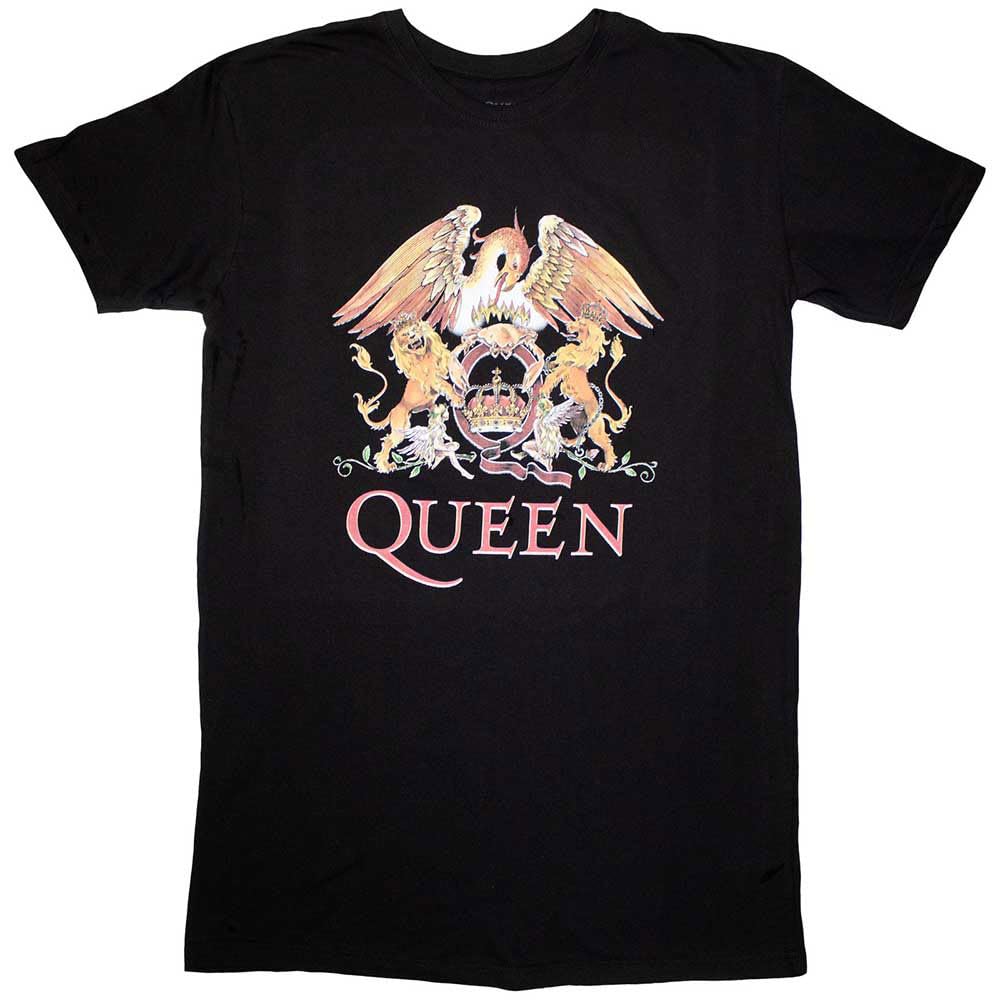 Paradiso Clothing Women's Queen Classic Crest Band Logo T Shirt Dress - Xl