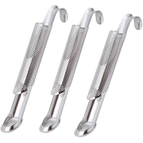 Famtasme 3er Teesieb Teefilter Teeei Tea Infuser Sehr Feinmaschig Teekugel aus Hochwertigem Rostfreiem 304 Edelstahl Cover