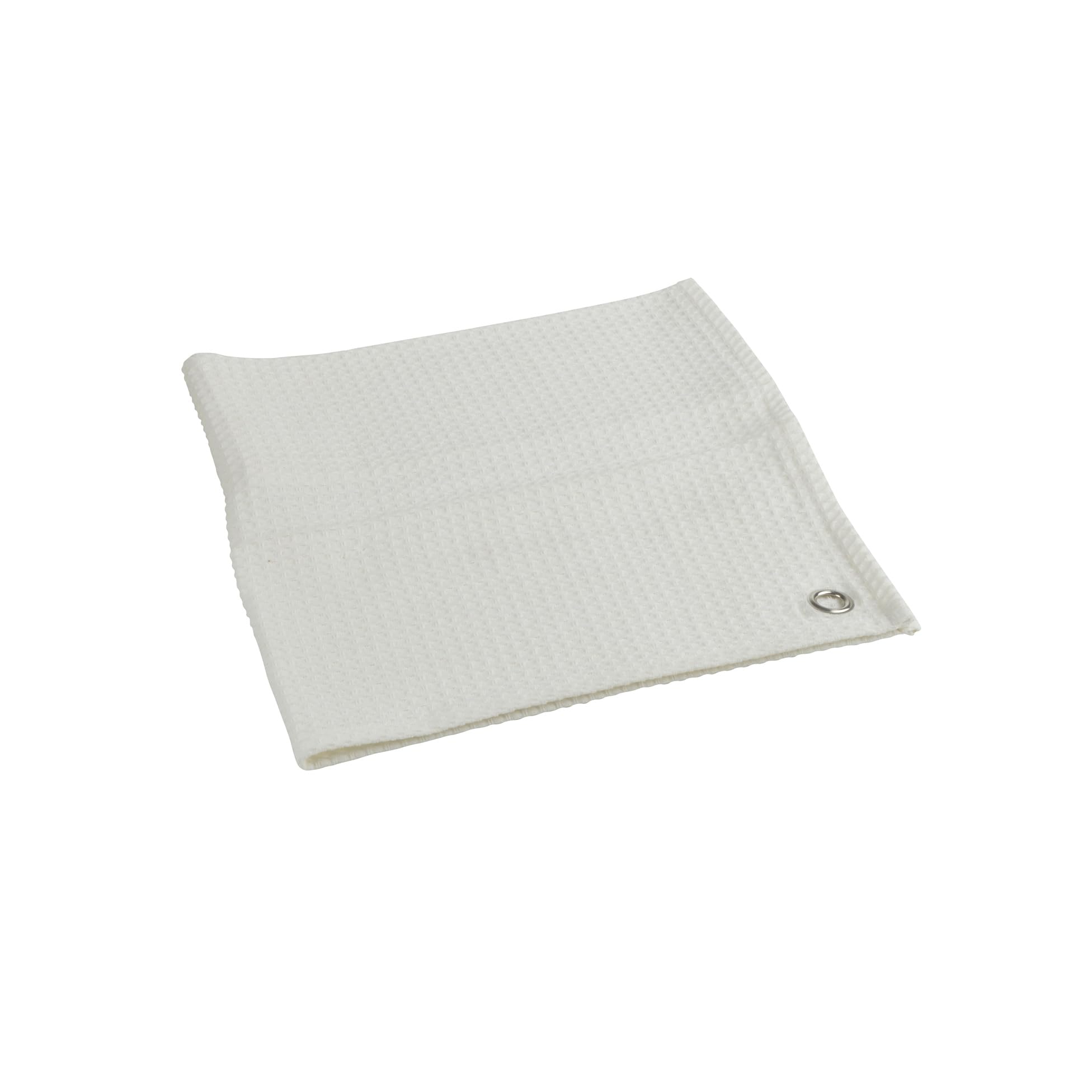 Homéa, Torchon Vaisselle Coton Nid d'abeille 50 x 70 cm Blanc Nature Vintage