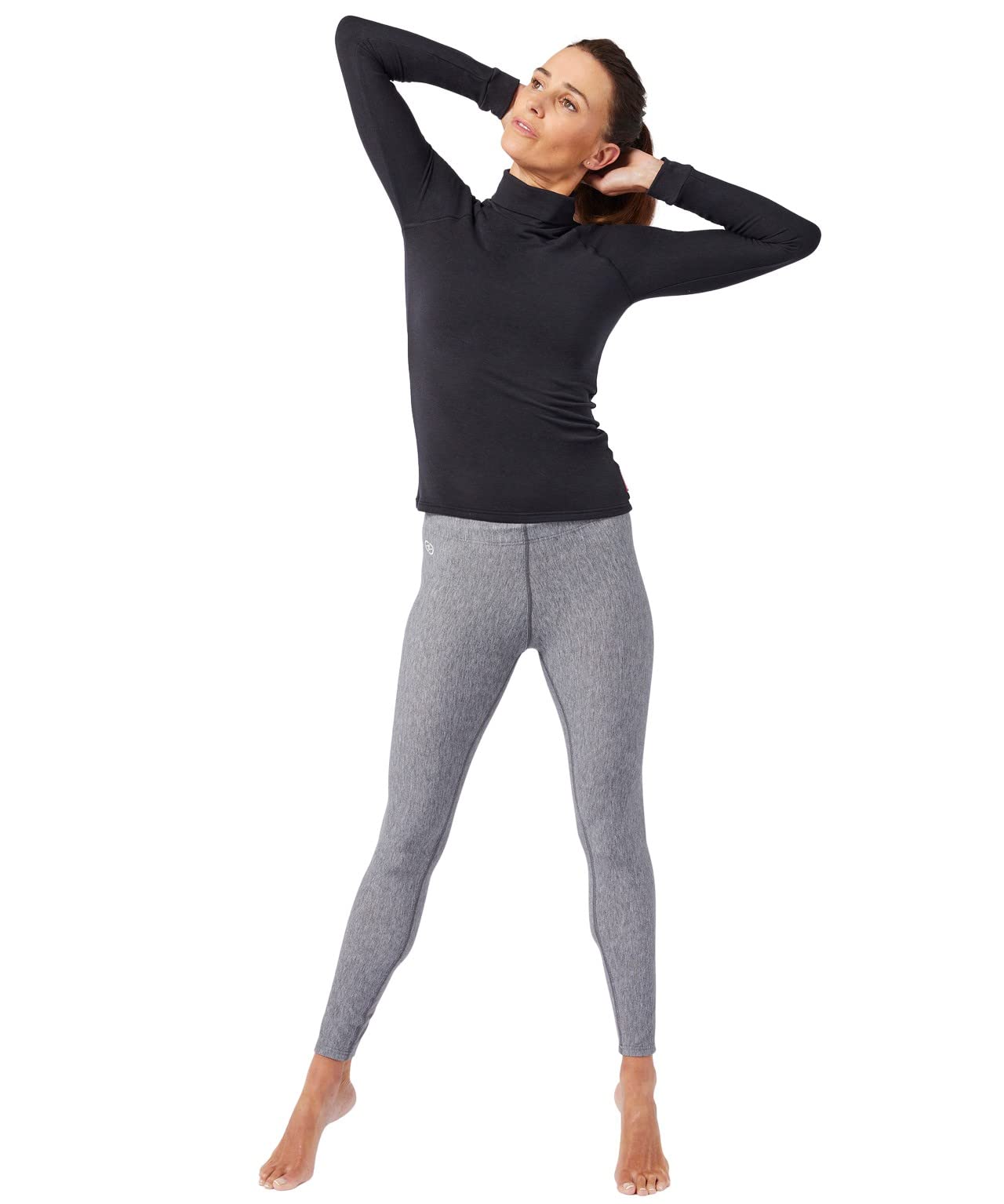 Damartsport – Camiseta de cuello alto Comfort Thermolactyl 4 para mujer, Negro , M