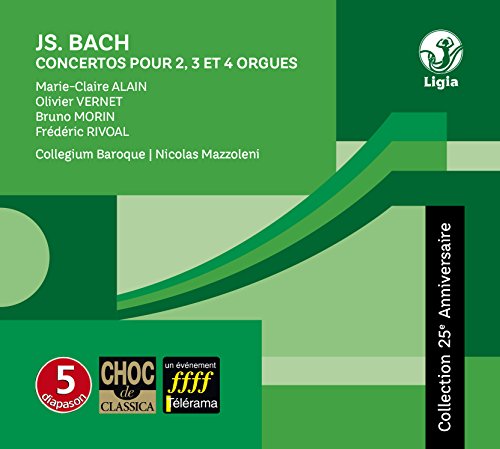 Bach:2/3 et 4 Orgues Concertos