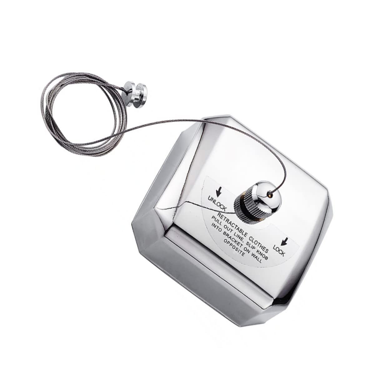 KOMBIUDA Telescopic Clothesline Retractable Clothing Hanging Rope for Indoor Outdoor Use String for Hotels Laundry Rooms Camping and Travel