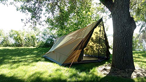 4 Person Tent, Trekker Tent 4 - Green (Tent with Poles)