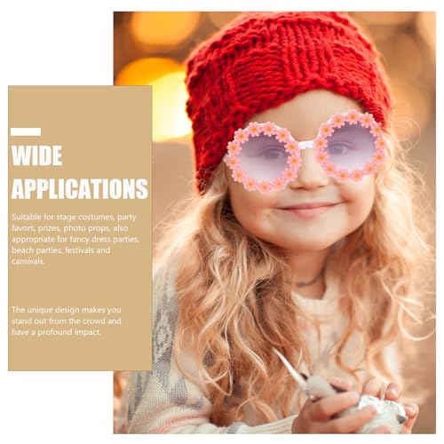 GALPADA Children S Sunglasses - Adorable Flower Sunglasses for Kids Uv Protection Perfect for Outdoor Fun and Parties4