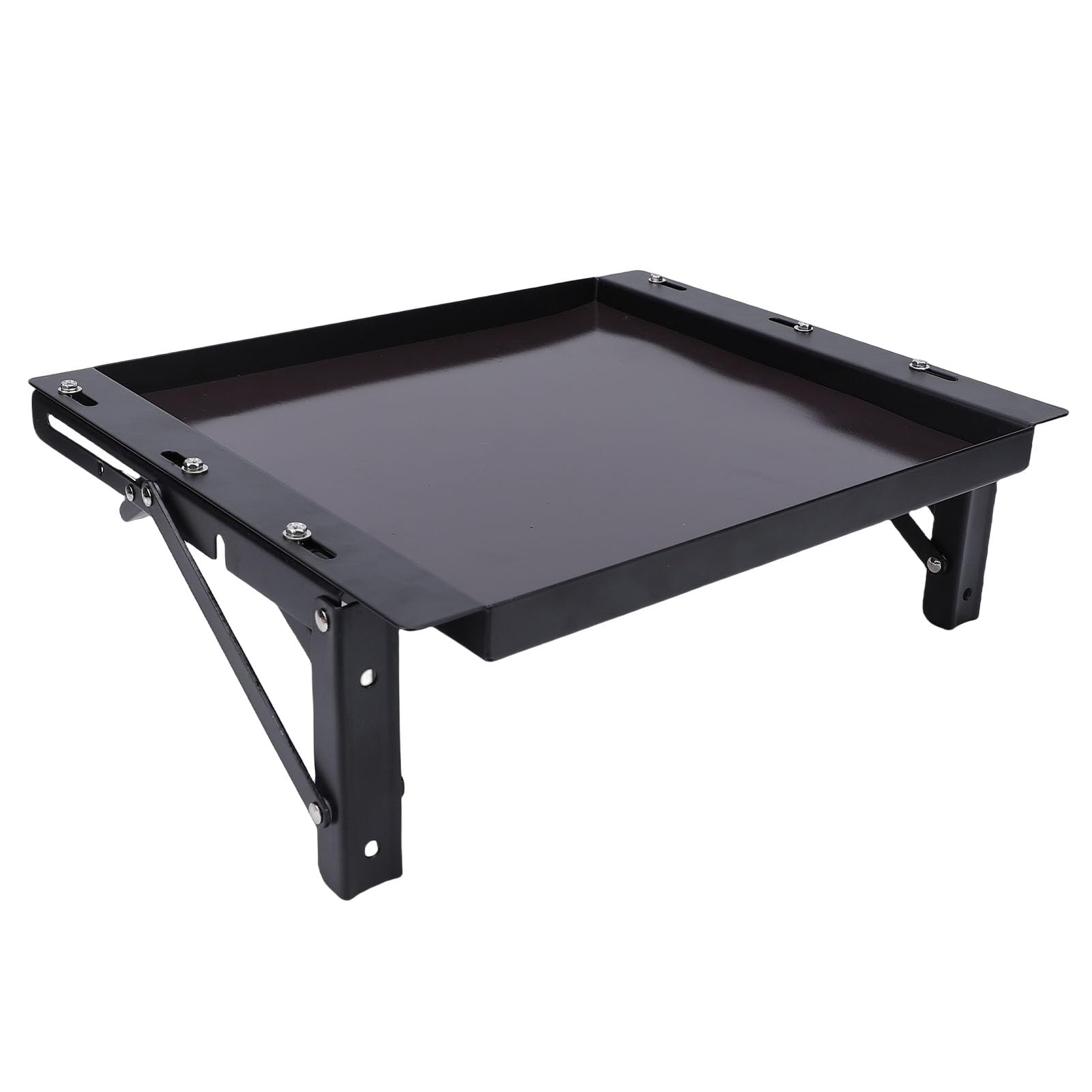 Akozon Mesa Magnética Plegable de 11.81x11.81 Pulgadas, Caja Herramientas Alta Resistencia, Bandeja con Implemento Instalación Apto para Organización Cajas Herramientas, Automáticas