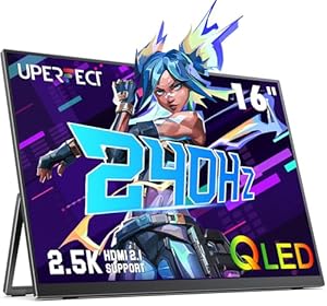 UPERFECT 2.5K 240Hz QLED 16 Zoll Monitor