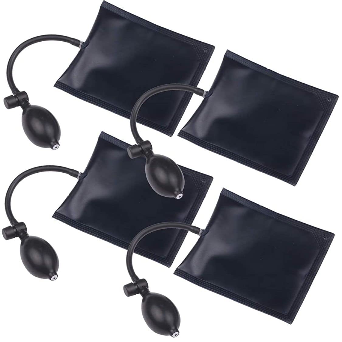 Outil D'alignement De Sac De Cale D'air Outil De Nivellement De Barre De Levier Gonflable Charge Maximale 353 Livres Sac De Cale Pour Portes Élévatrices Fenêtres Valve D'entrée D'air En Métal Sac De