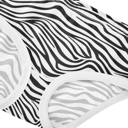 Joisal Minimalist Stripe Black White Toddler Girls Underwear 2t Cotton Panties Little Girl Animals Undies Kids Briefs4