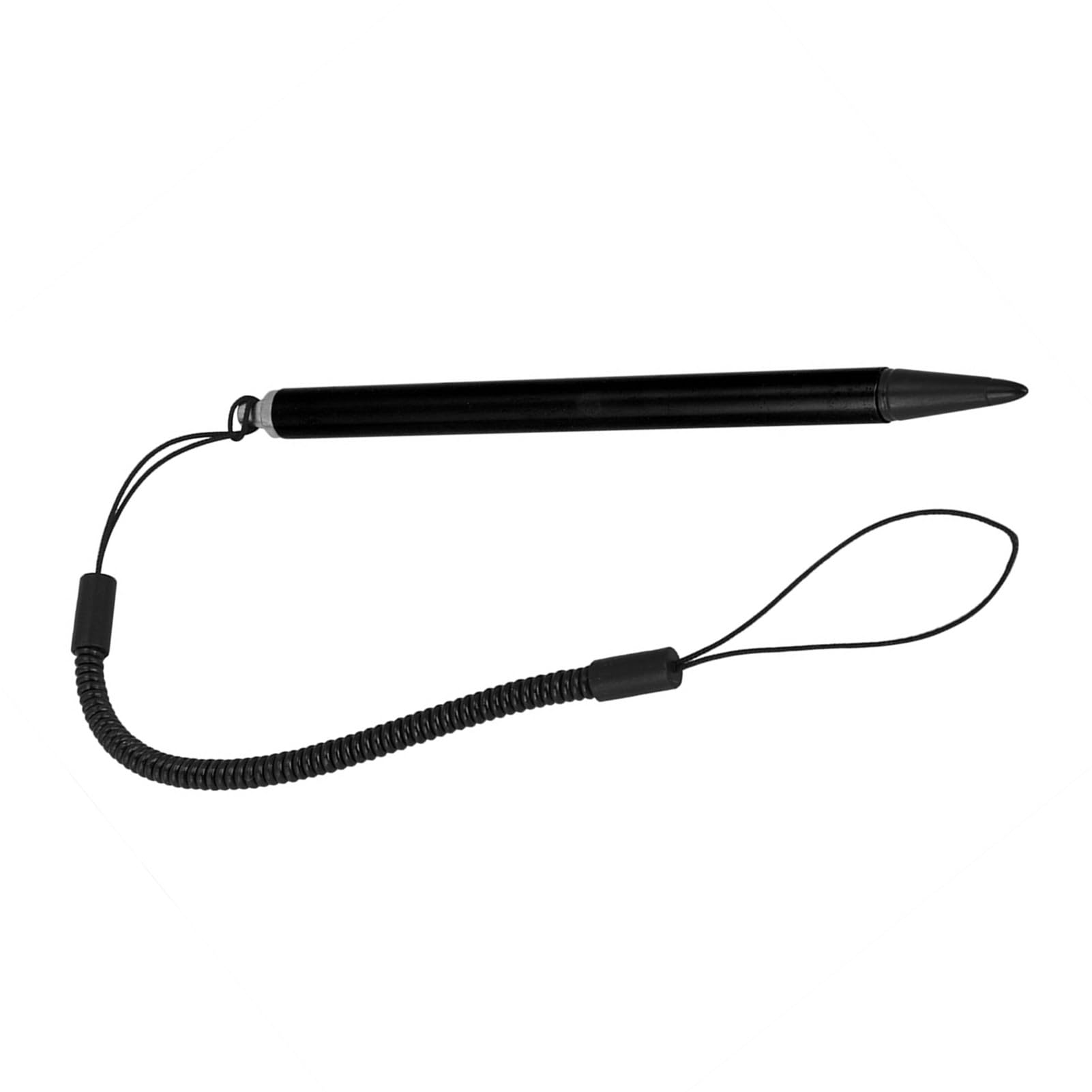 Cocoarm Lápiz Táctil para Pantalla con Cuerda de Resorte, Lápiz óptico Resistivo para PDA y Navegador, Ideal para Prevenir Arañazos y Escribir en Pantallas Táctiles (Black)