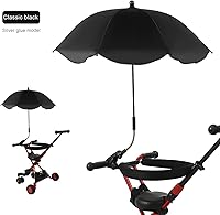 Vista 3 de Paraguas para silla con abrazadera, silla de playa ajustable universal, con protección UV, sombrilla para silla de patio, silla de playa, cochecito