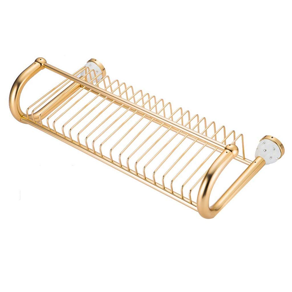 GFAZXDS Bathroom Shelves Shower Caddy Bathroom Wall Mount Shelf Organizer Storage Aluminum Rustproof 40x24x13 5cm