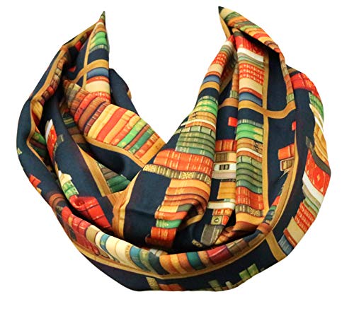Di Capanni Book infinity scarf Library Bookshelves womens literary gifts nerdy bookworm book lover