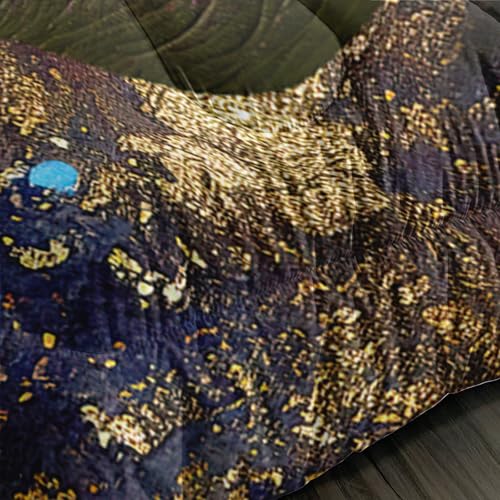 Image of AILONEN 3D Rose Bedding Queen Set, Floral Comforter, 3 Pieces Including Blue Rose Quilt and Pillowcases