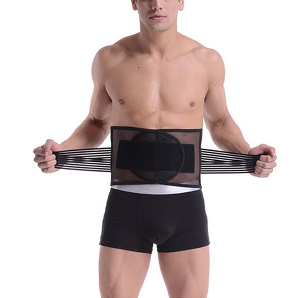 Shapewear Herren Bauchweggürtel Schwitzgürtel Fitness Sauna Gürtel zum Fettverbrennung Taille Trimmer Bauchgürtel Abnehmen Waist Trainer Verstellbarer Body Shaper Bauchweg Taillenformer S-2XL