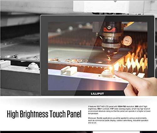 Monitor Táctil Industrial 12.1" 4:3 1024×768 800 cd/m² miniatura 3