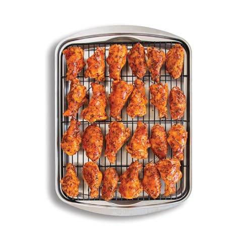 Nordic Ware Oven Crisp Baking Tray 2pc Set Includes Pan