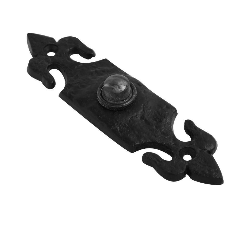 Lunn Hardware Standard Fleur De Lys Push Bell