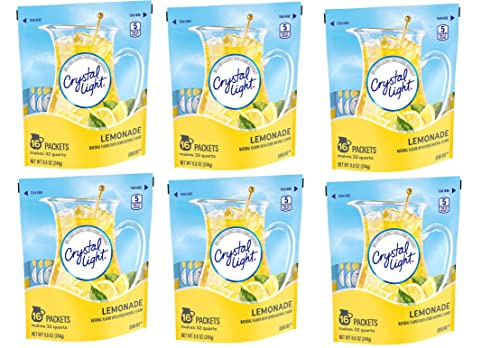 Crystal Light Lemonade Powdered Drink Mix, Instant Lemonade Powder Mix - Bulk Packaging (96 Sticks) #TOP18
