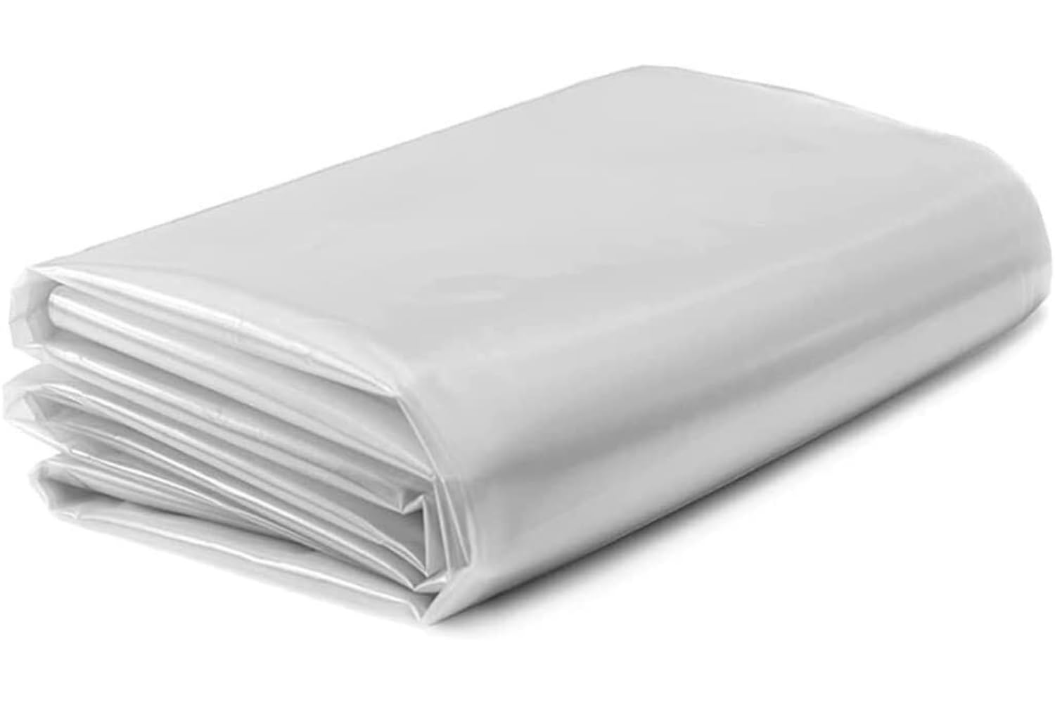 USTAD Plastic Polythene Sheet 6ft X 8ft 200GSM UV Protected Water & Dust Proof Transparent for Indoor, Outdoor, Kitchen, Garden, DIY Use (6ft X 8ft)