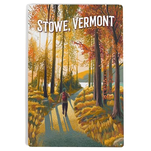 Lantern Press Stowe, Vermont, Walk in the Woods, Day Hike,