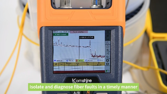 1310/1550nm 32/30dB Singlemode OTDR Komshine QX55 Mini OTDR with