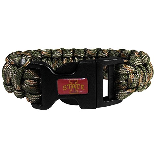 NCAA Siskiyou Sports Fan Shop Iowa State Cyclones Camo Survivor Bracelet One Size Green