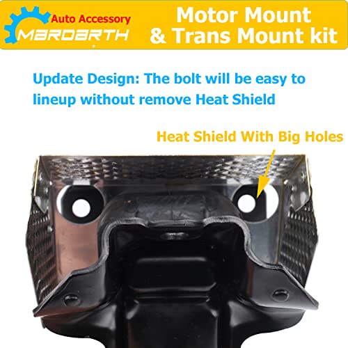Mardarth M-941-3 Set Of 3, Front Motor Mount And Trans Mount Compatible With 2007-2013 Silverado Sierra 1500 5.3L 6.0L 6.2L 4Wd Auto Trans Engine, Replacement thumb #4