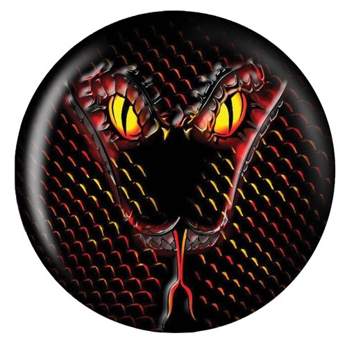 BRUNSWICK SNAKE GLOW VIZ-A-BALL SNAKE EYES 6 LB
