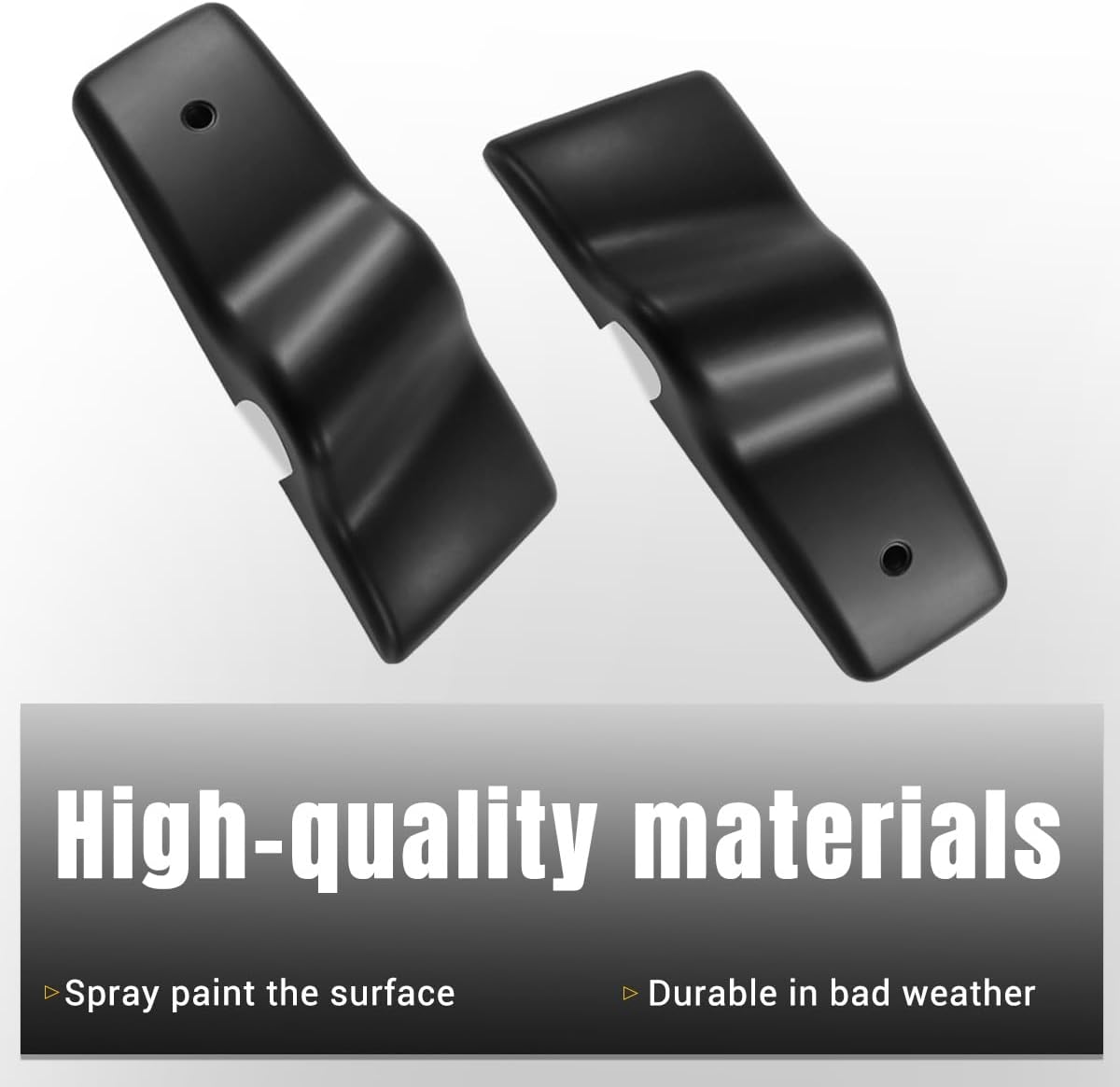 Black Door Mirror Cover Bracket Mirror Arm Housing Cover Compatible With Freightliner Columbia Century Pair sets