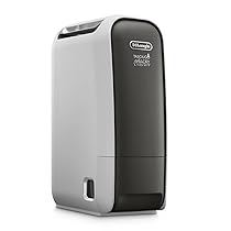 De’Longhi Tasciugo AriaDry Light – Deumidificatore Casa Portatile, Tecnologia Zeolite e Ionizzatore, 6L, Giorno, Asciugabiancheria, Antimuffa, Silenzioso, Funzione Swing, Timer, Grigio (DNS65)