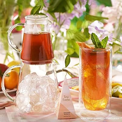 Tea Forte Tea-Over-Ice Gift Set with Tea, Pitcher, and Teacup