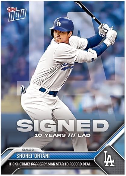 Amazon.co.jp: topps now 大谷翔平 #OS21 ショータイム！大谷選手が 