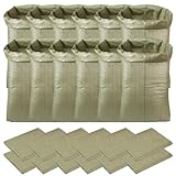 6 Pack Potato Sack Race Bags for Kids and Adults - 40x24 Inch Large Natural Burlap Bag for Outdoor Lawn Games, Sports, Birthday Parties, Family Gatherings, Barbecues