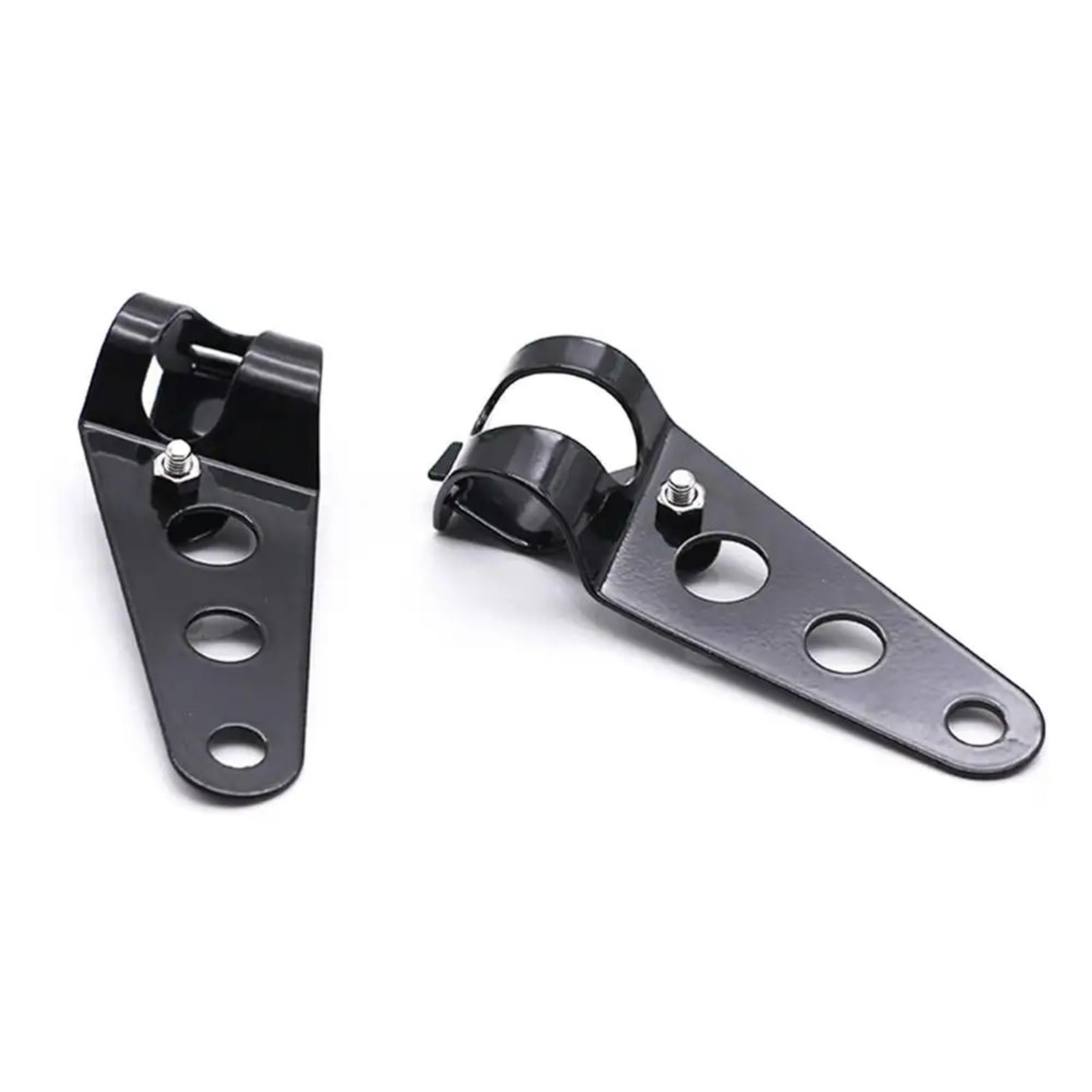Headlight Bracket Mount Universal Motorcycle Headlight Brackets Headlamp Mounting Head Light Support Front Lamp 28mm-36mm and 35mm-43mm(Black 28mm-36mm)
