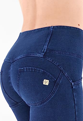 FREDDY WRUP Denim Butt Lifting Jeans for Women - 3 Button High Rise, Full Length4