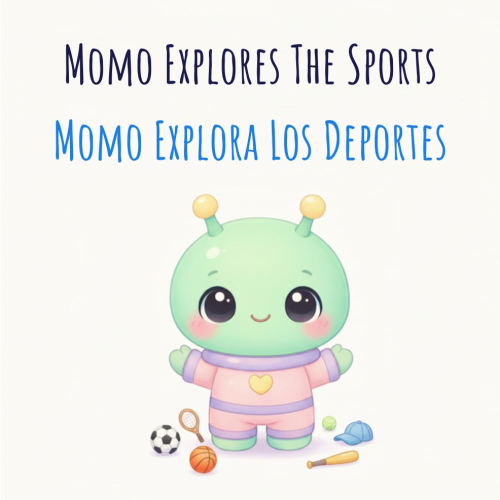 Momo Explora Los Deportes: Momo Explores The Sports (Aprende Inglés con Momo: Vocabulario Visual y Primeras Palabras para Niños (Serie de Libros Infantiles Bilingües))