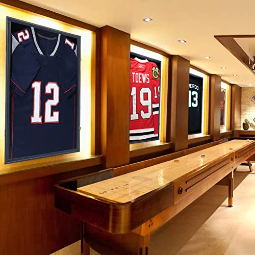 Nice C Jersey Frame Display Case, Jersey Shadow Box Display Case, Football Jersey Display Case, with 98% UV Protection, Hangers and Hookers, Valet Pinboard, Acrylic, Basketball (3 Pack) - Image 4