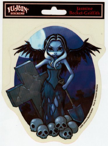 Jasmine Becket-Griffith Gothic Gravedigger Fairy Sticker/Decal