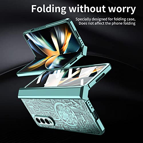 Coque Galaxy Z Fold 3 de finition plating or avec protection d'écran - 3
